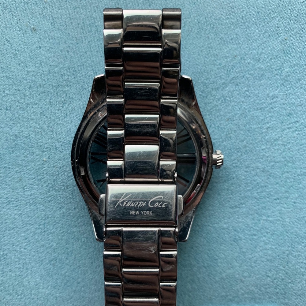 Kenneth Cole Transparent Watch with Crystal Bezel